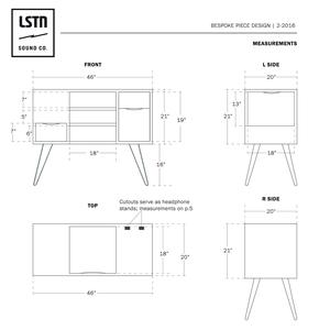 The original plans for the console, February 2016