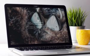 Keeping the product from and center was a key goal of the website